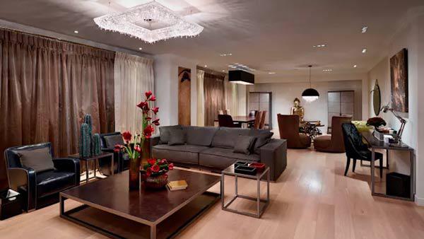 8 mau den chum phong khach dep nhat khien phong khach vua sang vua sang - 9