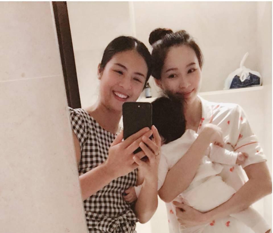 Hoa hậu Đặng Thu Thảo bị bạn thân Ngọc Hân cho amp;#34;hiện nguyên hìnhamp;#34; bà mẹ bỉm sữa - 1