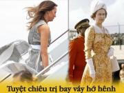 Thời trang - Tinh tế như phụ nữ Hoàng gia Anh là cùng, "phòng thủ" đến cả sự cố  váy tốc, tóc rối