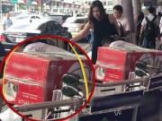 Giải trí - Xuất hiện cùng ông xã tại sân bay, hành lý của Tú Anh bị phát hiện điều đặc biệt