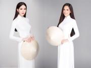 Thời trang - Bà mẹ bỉm sữa Đặng Thu Thảo diện áo dài trắng đọ eo thon cùng các Hoa hậu chưa chồng