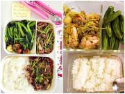 Bếp Eva - Những hộp cơm trưa chồng nấu theo "order" của cô giáo trước giờ đi ngủ khiến chị em phát hờn