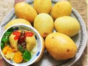 Bếp Eva - Cách làm bánh rán mặn giòn ngon chuẩn vị, cứ xong cái nào ăn hết bay cái đó