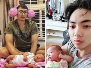 Bà bầu - Phong độ là thế, ai ngờ các ông bố showbiz tàn tạ đến mức này khi chăm vợ ở cữ