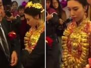 Tin tức - Lấy đại gia 70 tuổi, cô dâu trẻ được tặng 20kg vàng đeo trĩu cổ nhưng mặt vẫn đượm buồn