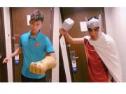 Clip Eva - Vào phòng ngủ của U23 Việt Nam để thấy Văn Thanh, Đức Huy đều hóa... siêu anh hùng