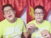 Clip Eva - Say men chiến thắng cùng U23, cậu bạn chũn chĩn "đi bão" về lập tức... chế nhạc