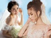 Làm đẹp - Trang điểm mùa cưới: Lan Khuê, Tú Anh đã biến hoá khác lạ thế nào trong ngày này?