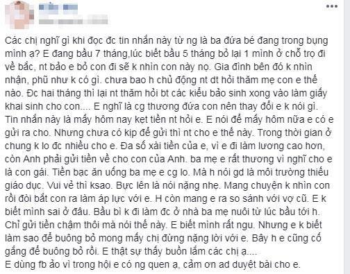cham dua tien cho chong, vo bau lien nhan tin nhan soc: “em thua vo cu anh den 1000 lan!” - 1
