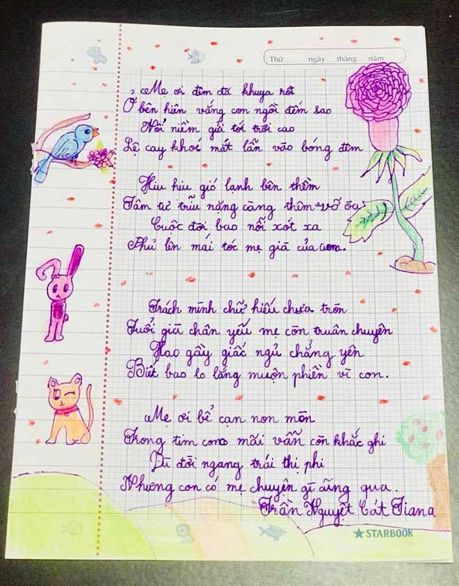 sao viet 24h: nu danh hai thuy nga xuc dong nghen ngao voi mon qua cua con gai 7 tuoi - 3