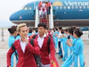 Tin tức - Những hình ảnh chuẩn soái ca của cầu thủ U23 tại sân bay Nội Bài