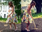 Thời trang - Phu nhân TT Donald Trump bị chê "làm màu" chọn giày cao lênh khênh... đi làm vườn