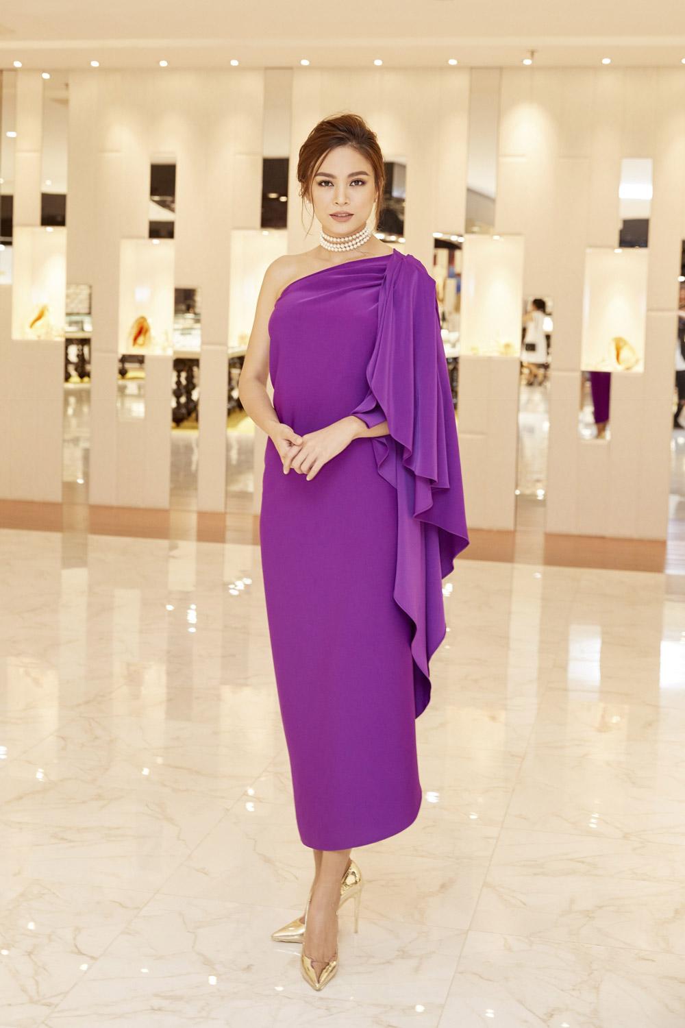 Hoa hậu 3 con không kém cạnh Angela Phương Trinh, Mâu Thuỷ khi đụng váy - 5