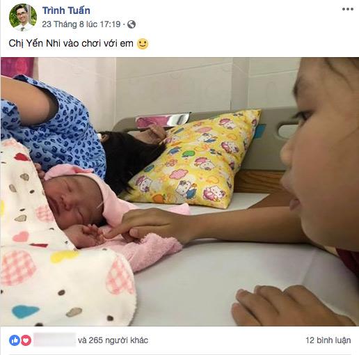 Bố đơn thân Trình Tuấn bất ngờ có con thứ 2, đang tất tả chăm vợ đẻ ở Từ Dũ - 4