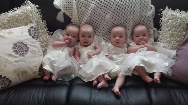 Mẹ suýt phải bỏ thai, 4 đứa trẻ sinh tư giờ đã khỏe mạnh và chuẩn bị vào lớp 1 - 3