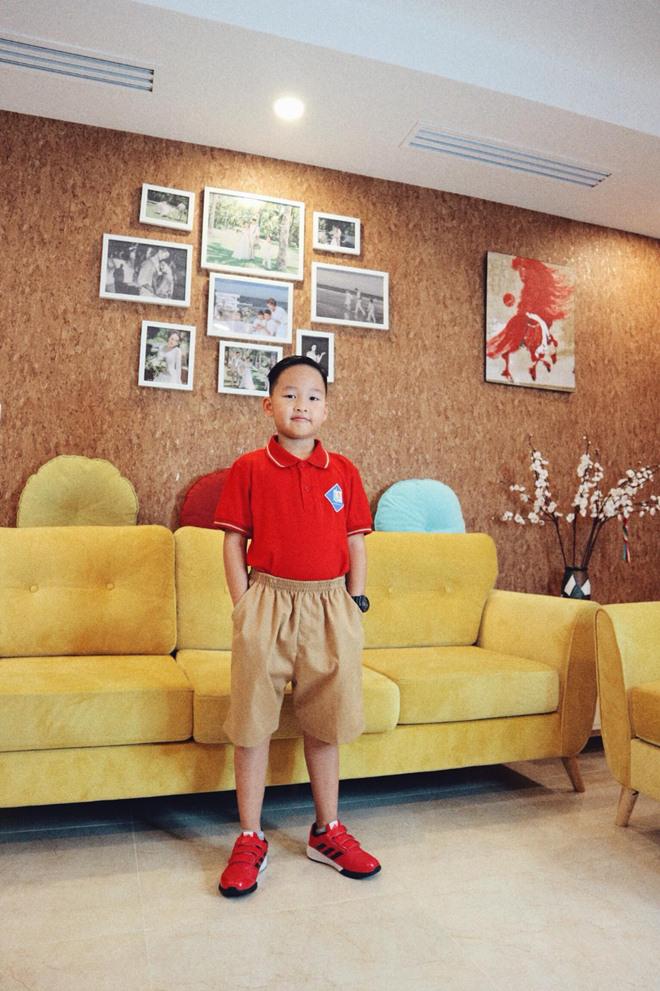 Con trai Bảo Thanh amp;#34;gây sốtamp;#34; vì tạo dáng sành điệu như soái ca ngày đầu năm học - 10