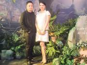 Giải trí - Bụng bầu vượt mặt, Đinh Ngọc Diệp vẫn đi giày cao gót xuất hiện tình tứ bên chồng