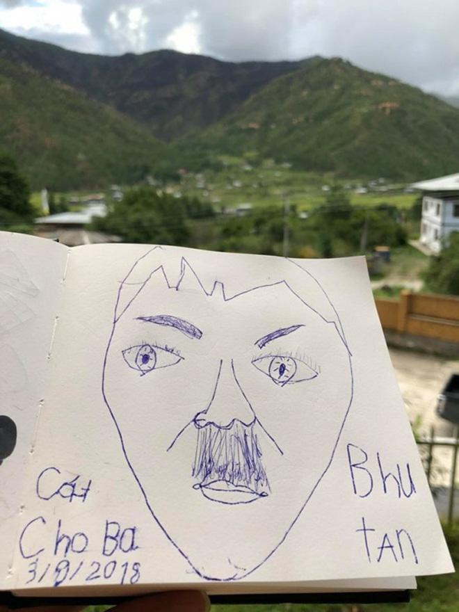 Sao Việt 24h: amp;#34;Cười sặcamp;#34; với bức chân dung con gái lém lỉnh của Huy Khánh vẽ bố - 3