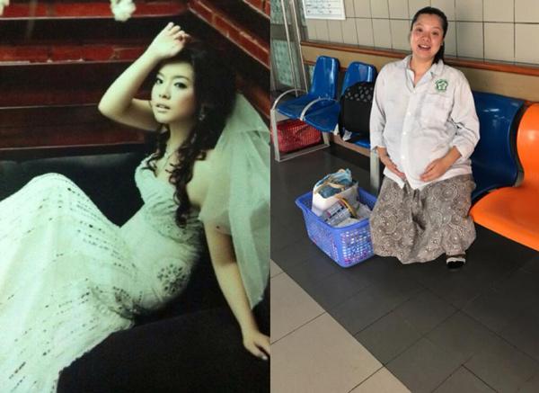 me tre dang anh luc cuoi va ngay sap di de, dan mang giat minh 