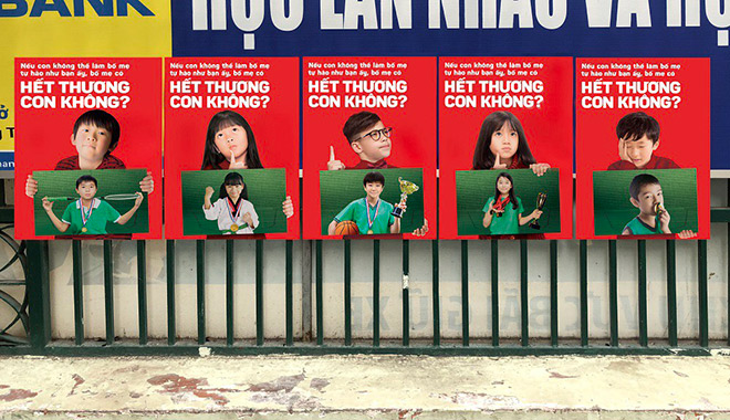 Bộ poster “Nếu con không thể làm bố mẹ tự hào…” dậy sóng trong mùa tựu trường - 1