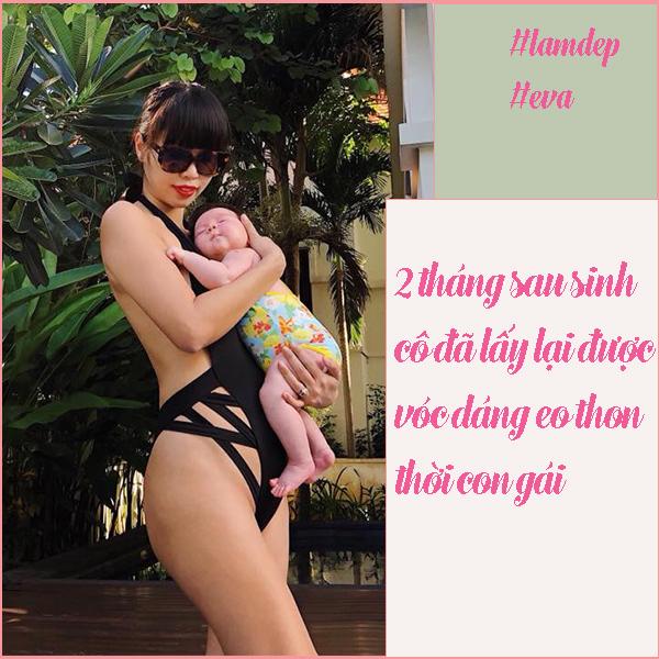 Đập tan định kiến amp;#34;mẹ bỉmamp;#34;, Hà Anh đốt mắt với hình ảnh diện bikini sau 2 tháng sinh con - 10