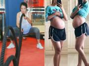 Bà bầu - Mẹ Sài Gòn nhận "rổ gạch đá" vì mang bầu vẫn tập gym, sau sinh mọi người mới ngỡ ngàng