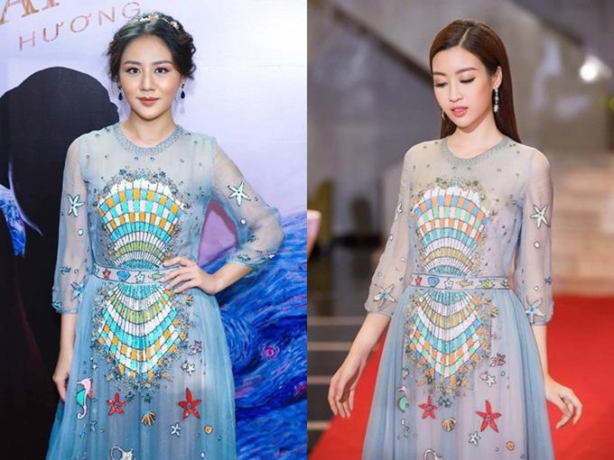 Vượt mặt Phạm Hương, Đỗ Mỹ Linh trở thành nàng Hậu đụng hàng nhiều nhất Vbiz - 9