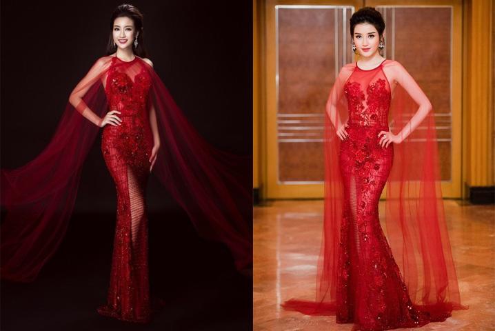 Vượt mặt Phạm Hương, Đỗ Mỹ Linh trở thành nàng Hậu đụng hàng nhiều nhất Vbiz - 11
