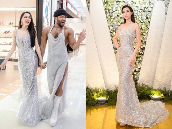 Vượt mặt Phạm Hương, Đỗ Mỹ Linh trở thành nàng Hậu đụng hàng nhiều nhất Vbiz - 10