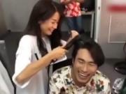 Clip Eva - Lộ cảnh An Nguy làm tóc tình cảm thế này, Kiều Minh Tuấn có chối bỏ cũng chẳng ai tin