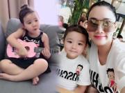 Giải trí - Con gái 3 tuổi của Trang Nhung hút hàng ngàn lượt xem khi vừa đánh đàn, vừa hát