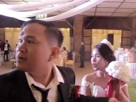"Đám cưới thế kỷ": siêu bão Mangkhut đổ bộ, cô dâu chú rể hốt hoảng