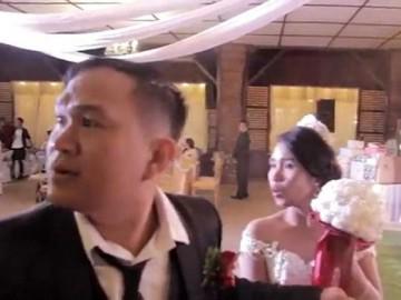 Đám cưới thế kỷ: siêu bão Mangkhut đổ bộ, cô dâu chú rể hốt hoảng