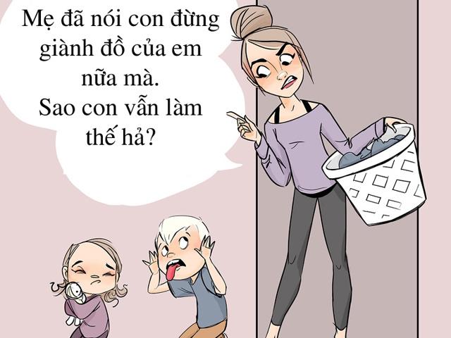 Cuộc sống bỉm sữa toàn thời gian của mẹ 4 con đầy hài hước qua bộ tranh đặc sắc