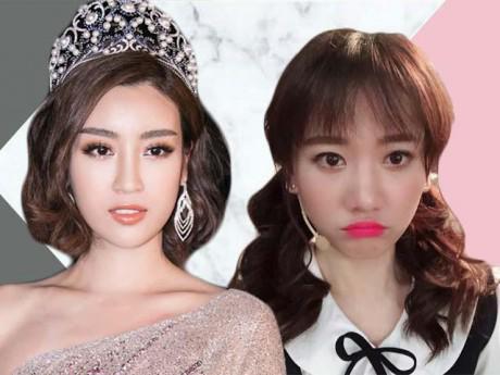 Cùng một dáng lông mày, hai số phận: Mỹ Linh thanh thoát, Hari Won "cứng nhắc"