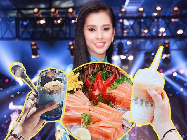 Vừa đăng quang hoa hậu Việt Nam 2018, Tiểu Vy đã được phát hiện là thánh ăn uống