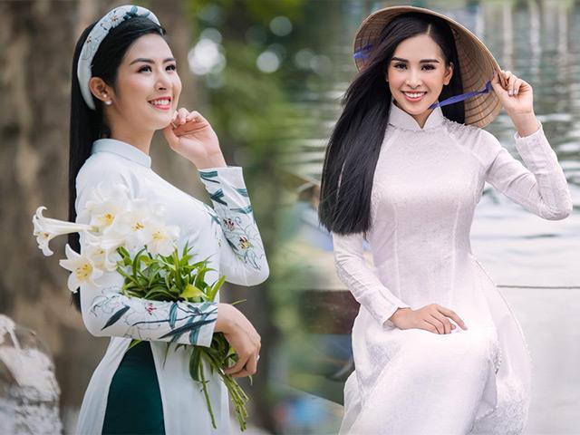 Loạt ảnh áo dài đưa Tiểu Vy chạm tới vương miện và cuộc gặp định mệnh với Ngọc Hân