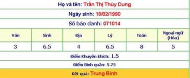 So sánh sức học các Hoa hậu: Tiểu Vy toàn điểm dưới 5, Ngọc Hân đứng thứ 3 toàn trường - 5