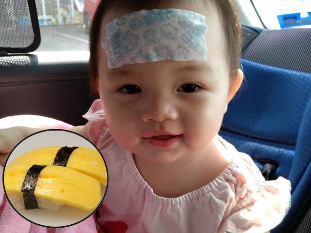 Bé gái bị ngộ độc thực phẩm sau khi được mẹ cho ăn miếng cơm cuộn ngoài hàng