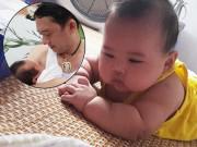 Làm mẹ - Con trai danh hài Chiến Thắng 3 tháng tuổi bụ bẫm, chân tay ngấn thịt