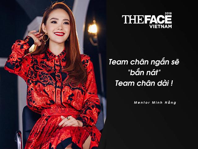 The Face Việt Nam: Minh Hằng chân ngắn, đòi bắn nát team chân dài