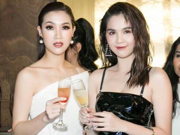 Hoa hậu Áo dài Phí Thùy Linh khác lạ với style lạnh lùng đọ sắc cùng Ngọc Trinh