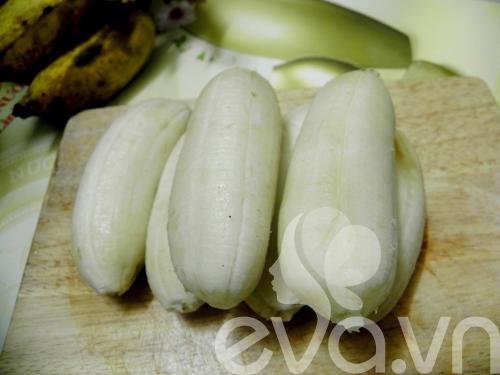 Cách làm bánh chuối hấp nước cốt dừa bằng nồi cơm điện - 2