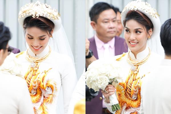 Nhan sắc Lan Khuê trong đám hỏi sáng nay: Đẹp như... bình thường! - 9