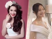 Làm đẹp - Bình thường diêm dúa bao nhiêu, ngày cưới Nhã Phương lại cực thông minh với phong cách này