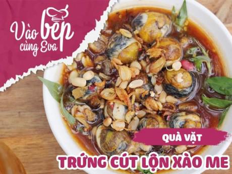 Rảnh rỗi tự làm trứng cút lộn xào me ăn chơi đã đời