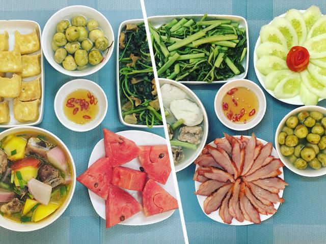 Cơm nhà 2 người 4-5 món của 9x nhẵn mặt trên MXH khiến cánh chị em không ngớt lời khen
