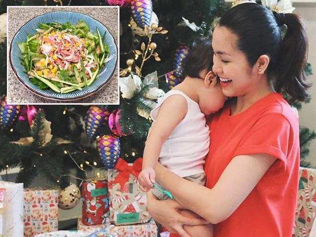 Giàu có nhưng Tăng Thanh Hà vẫn tự tay chăm con cực khéo và kĩ càng