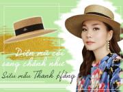Nghe Thanh Hằng mách mẹo chọn mũ cói bền lâu và cách đội thật sang chảnh