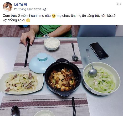 van anh bi chi trich cho vo de an com hop, me tu vi lien o chung, nau com nha - 3